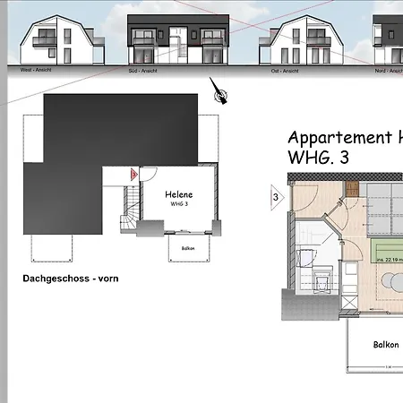 Luett Plambeck-appartement Helene Dg 3 Даме